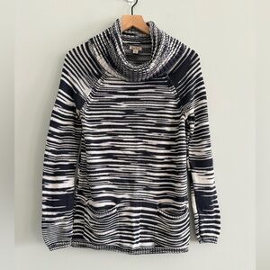 Lucky Brand Space Dye Cowl Neck Sweater